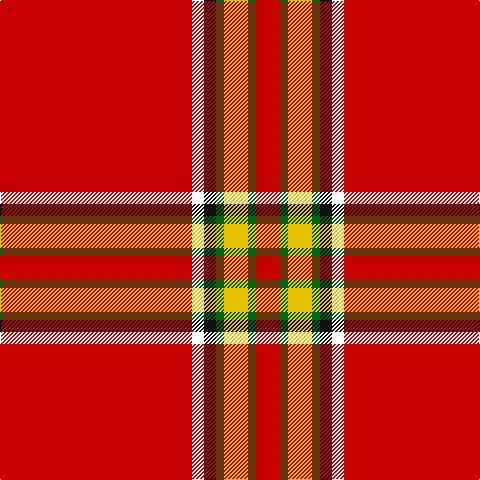 R/192 W12 K12 G8 Y24 G8 R/24 tartan Tartan detail