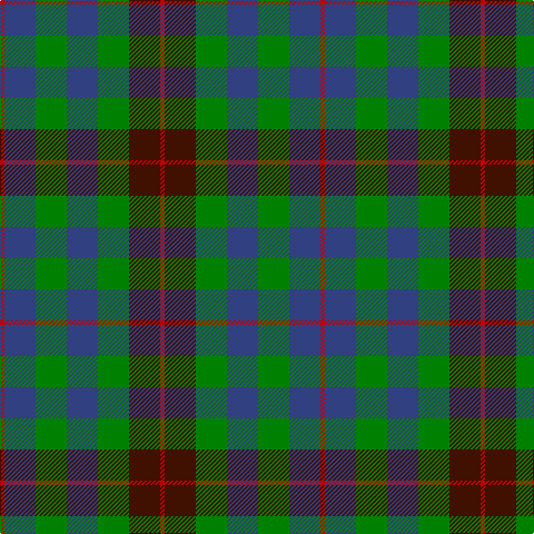 R/4 B28 G28 B28 G28 DR28 R/4 tartan Tartan detail