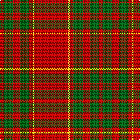 R/6 G16 R12 G16 R6 Y3 R/58 tartan Tartan detail