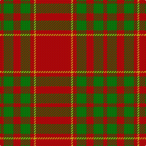 R/6 G16 R12 G16 R6 Y3 R/58 tartan Tartan detail