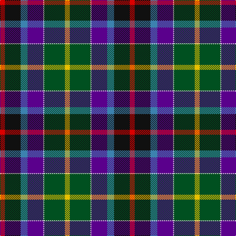 R/10 K32 B14 P32 LN2 G42 Y/10 tartan Tartan detail
