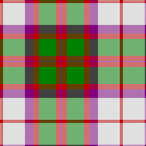 R/10 LN72 P28 R18 G56 R16 P/4 tartan Tartan detail