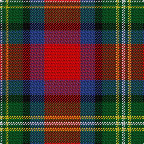 LN/4 G6 Y4 G24 K12 B24 R/60 tartan Tartan detail