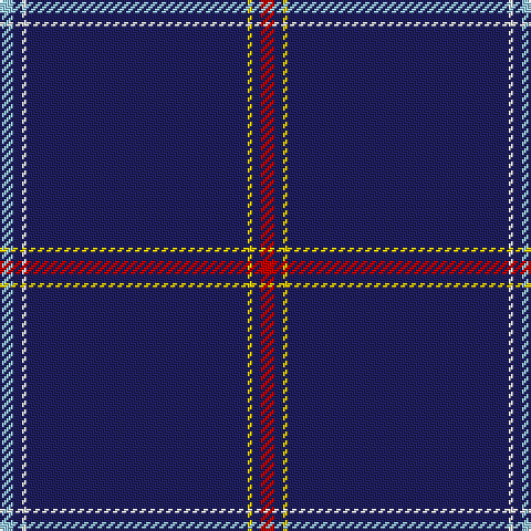 LB/6 DB4 W2 DB100 Y2 DB4 R/6 tartan Tartan detail