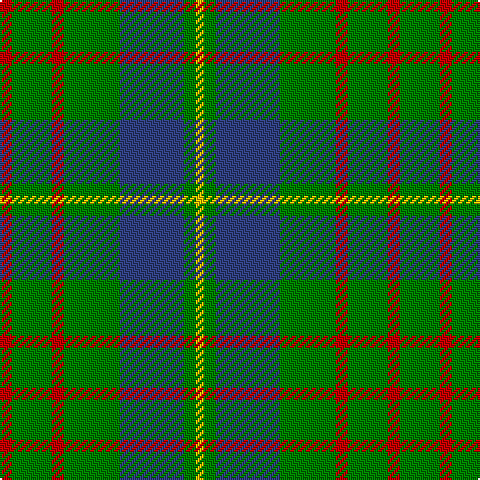 R/6 G20 R6 G28 B32 G6 Y/4 tartan Tartan detail
