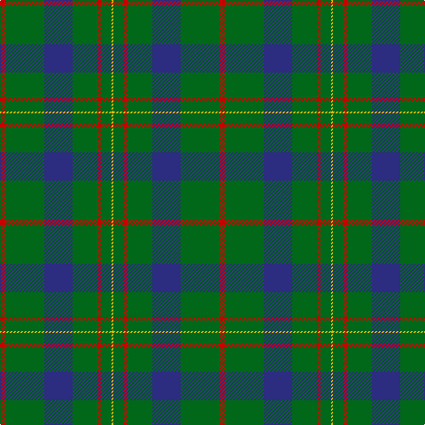 R/6 G44 DB32 G28 R4 G12 Y/2 tartan Tartan detail