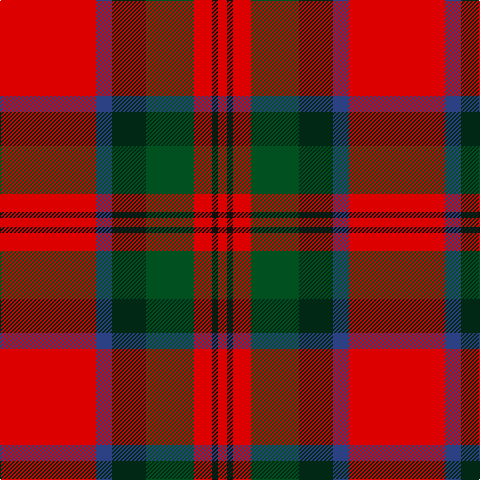 R/96 B16 DG34 G48 R18 K6 R/9 tartan Tartan detail