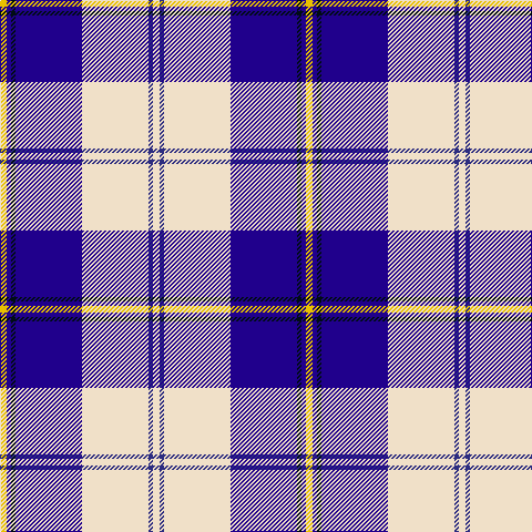 Y/6 DBa4 K4 DBa60 W60 DB4 W/6 tartan Tartan detail