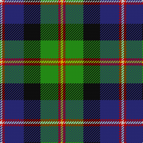 W/4 R4 DB32 K28 G30 R4 Y/4 tartan Tartan detail