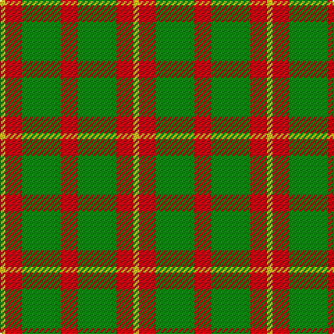 Y/4 R12 G28 R12 G28 R12 Y/4 tartan Tartan detail