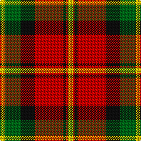Y/8 G28 K24 R48 K4 R4 Y/8 tartan Tartan detail