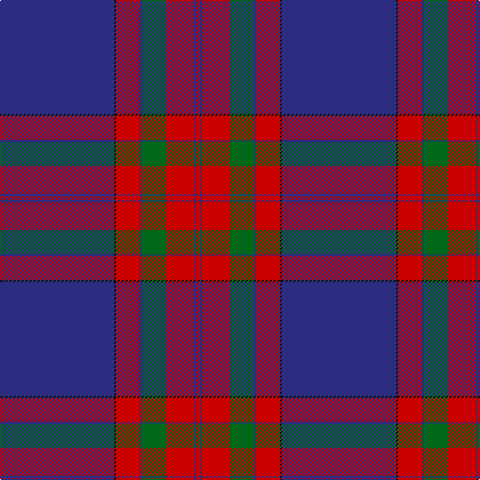 DB/114 K2 R24 DB2 G24 R28 DB2 R/4 tartan Tartan detail