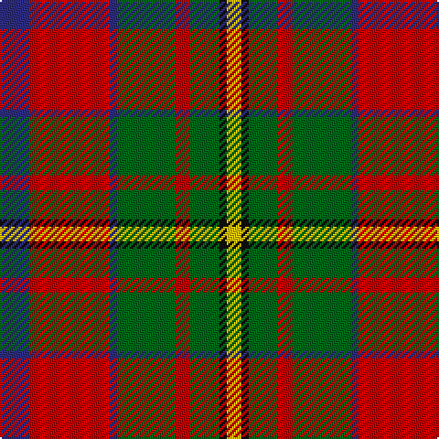 DB/16 R44 DB4 G32 R8 G16 K4 Y/8 tartan Tartan detail