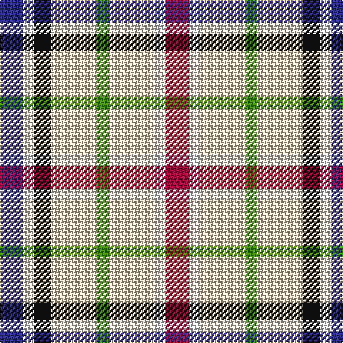 DB/16 LN8 K12 LR32 G8 LR32 LN8 R/16 tartan Tartan detail