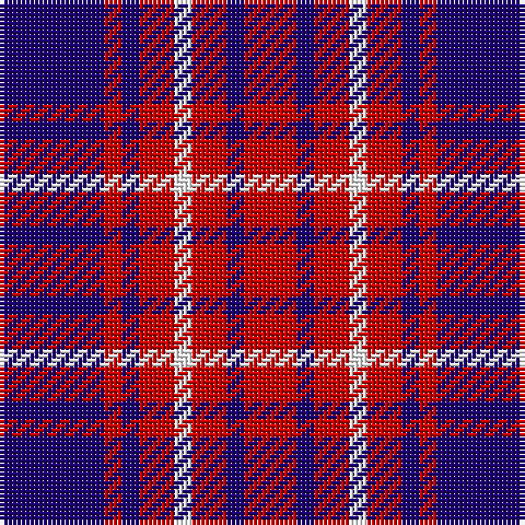 DB/24 R4 DB4 R8 W4 R8 DB4 R/12 tartan Tartan detail