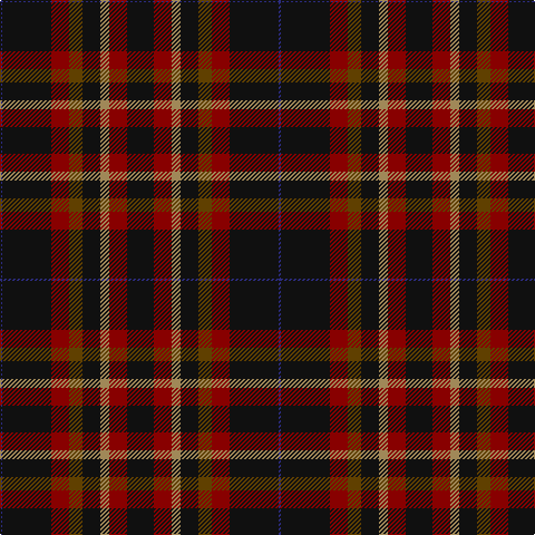 DB/2 K44 DR16 T12 K16 LT8 DR16 K/24 tartan Tartan detail