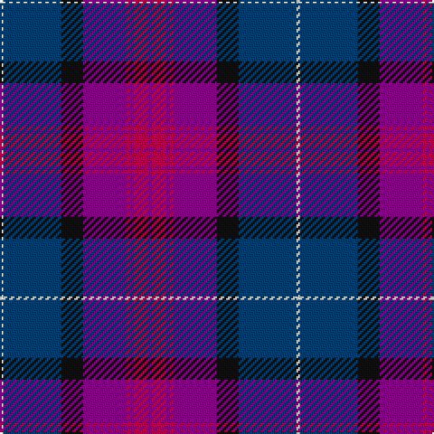 LN/2 DB32 K12 P24 R2 P2 R8 P/2 tartan Tartan detail