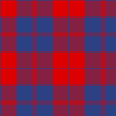 B/3 R64 B3 R3 B62 R3 B3 R/3 tartan Tartan detail