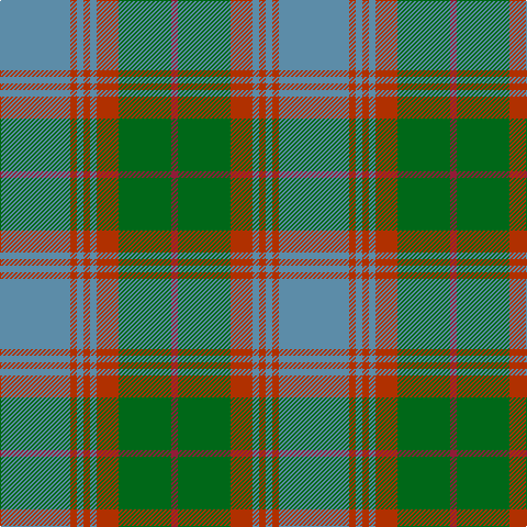 B/64 R6 B6 R6 B6 R20 G48 DR/6 tartan Tartan detail