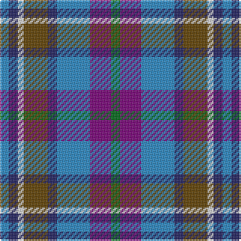 B/6 DB6 LN4 T16 DB6 B22 P14 G/6 tartan Tartan detail