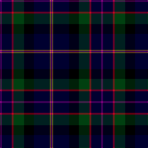 P/6 DB32 R6 DG34 K32 DB52 Y2 P/6 tartan Tartan detail