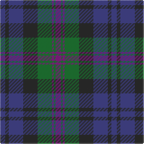 DB/6 K4 DB16 K16 G16 P2 G2 P/6 tartan Tartan detail