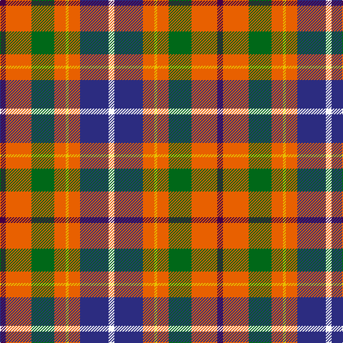 DP/8 O36 G32 O16 Y4 O16 DB40 W/8 tartan Tartan detail
