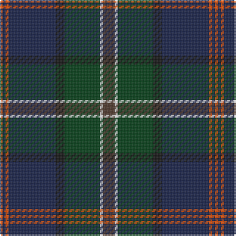 R/2 DB2 R2 DB32 K6 DG24 W2 T/8 tartan Tartan detail