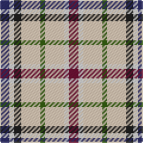 DB/8 LN4 K6 LR16 G4 LR16 LN4 DR/8 tartan Tartan detail
