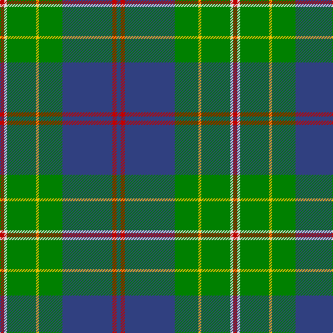 B/6 R6 B72 G34 Y4 G42 LN4 R/6 tartan Tartan detail