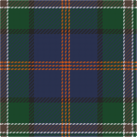 T/8 W2 DG24 K6 DB32 R2 DB2 R/2 tartan Tartan detail