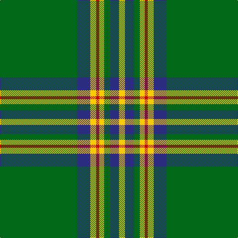 G/156 DB26 Y12 R6 Y10 G12 DB18 Y/12 tartan Tartan detail