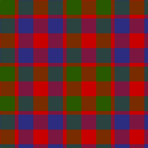 G/48 R12 DB48 R48 DB48 R12 G48 R/48 tartan Tartan detail