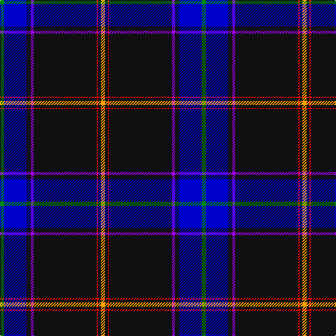 G/6 B32 K6 P4 K90 R2 K4 Y/6 tartan Tartan detail
