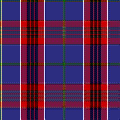 G/6 Y2 DB72 LN4 R24 K12 R4 K/12 tartan Tartan detail