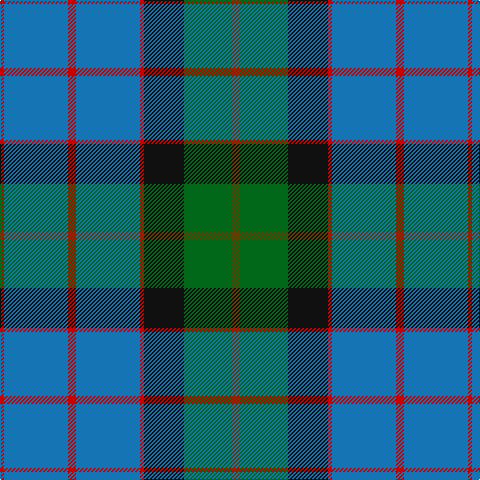 R/4 B64 R8 B64 R4 K40 G48 T/8 tartan Tartan detail