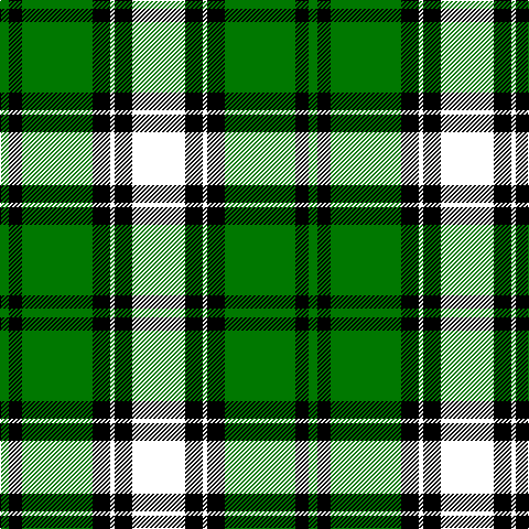 Ga/8 K12 G64 K16 Y4 K16 A20 R/8 tartan Tartan detail