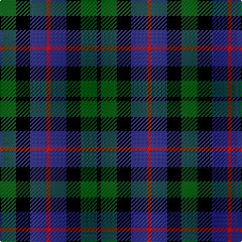 G/16 K14 DB16 R4 DB16 K14 G16 K/4 tartan Tartan detail