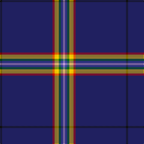 K/7 DB168 R7 Ya7 Y7 G7 B7 LP/7 tartan Tartan detail