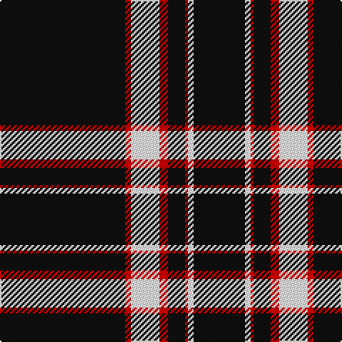 K/88 R4 W20 R6 K12 R2 W4 K/36 tartan Tartan detail