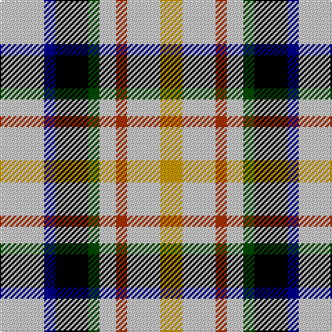 DY/16 N24 R8 N12 G8 K24 DB8 N/32 tartan Tartan detail