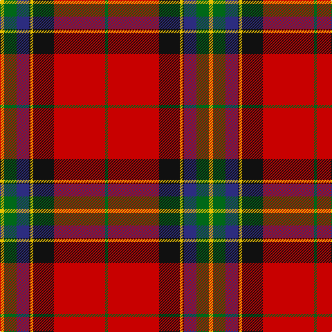 Y/6 G18 DB18 K2 Y4 K30 R74 G/4 tartan Tartan detail