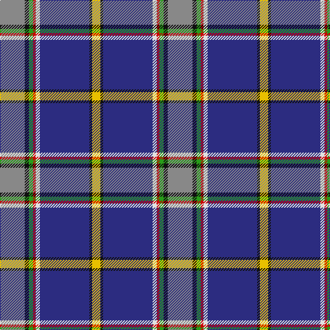 N/36 K6 G6 R4 LN6 DB72 K4 Y/12 tartan Tartan detail