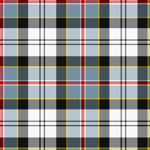 R/10 W4 B40 Y4 K32 W36 K4 W/10 tartan Tartan detail