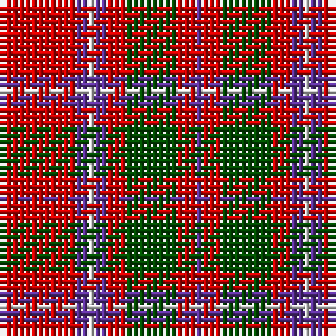 R/12 P2 N1 P2 R3 G8 R3 P/1 tartan Tartan detail