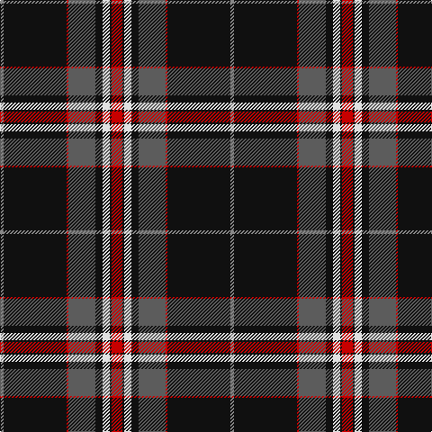 Na/4 K70 R2 N30 K8 LN8 K2 R/12 tartan Tartan detail