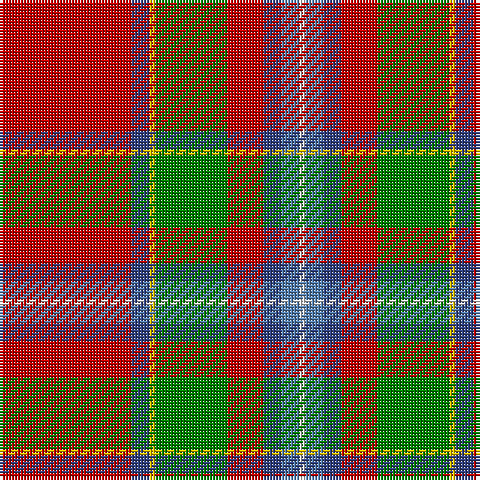 R/44 B6 Y2 G24 R12 B6 Ba6 LN/2 tartan Tartan detail