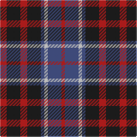 R/8 K16 R8 K16 B4 LN4 B16 R/4 tartan Tartan detail