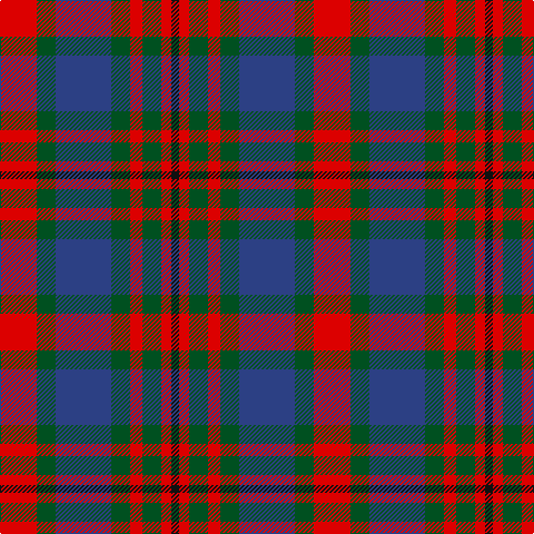 R/33 G17 B50 G17 R11 G17 R9 K/7 tartan Tartan detail