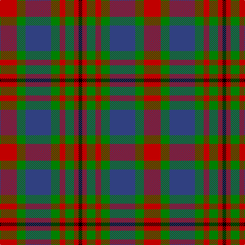 R/33 G17 B50 G17 R11 G17 R9 K/7 tartan Tartan detail